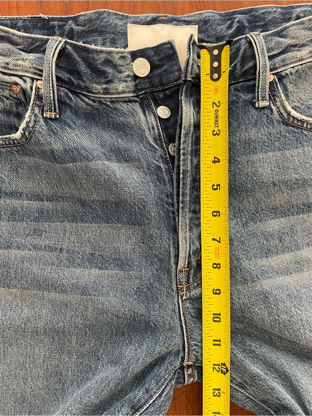 MOTHER Women Jeans High Rise - Light Blue Wash - Picture 5 of 16